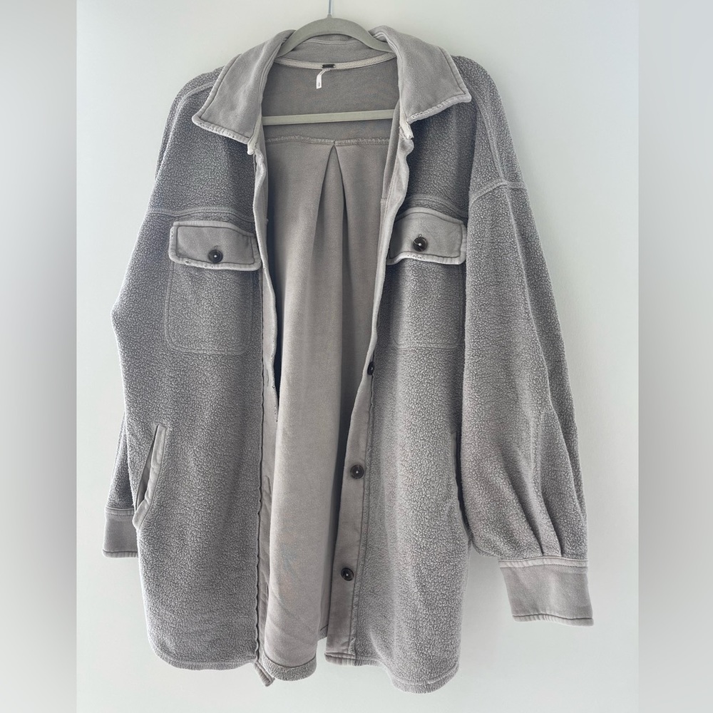 Free People Ruby Jacket - Size Small - Stone
